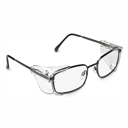 Okulary ochronne metalowe z możliwością korekcji Glendale, prostokątne