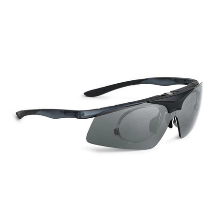 Okulary sportowe Leader Flash Midnight Grey z wkładką korekcyjną