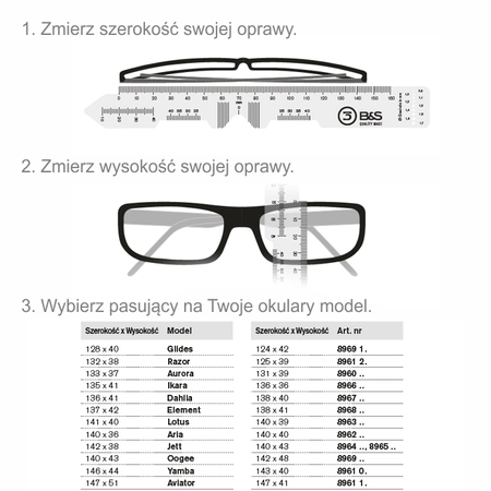 Okulary przeciwsłoneczne nakładane na korekcyjne z polaryzacją Aurora Swarovski S