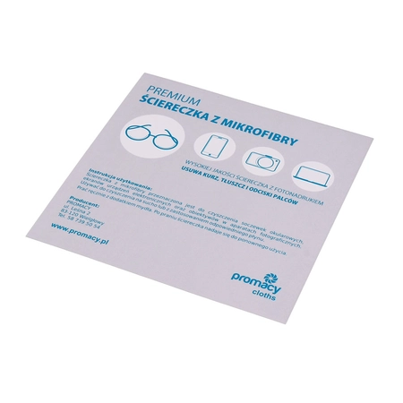 Ściereczka do okularów 18x18 cm, Leśne zwierzęta, pakowana pojedynczo