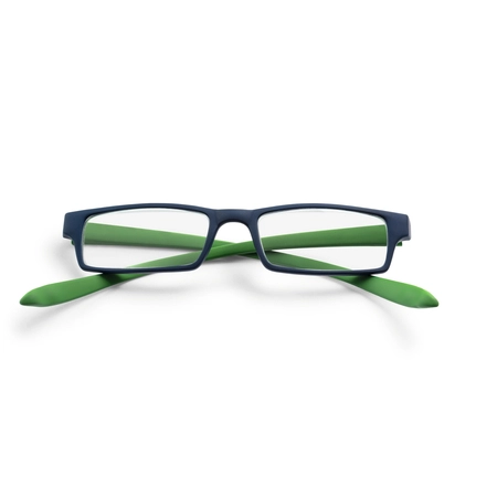 Okulary do czytania Lazybones niebiesko zielone +2,00